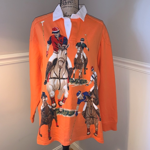 Orange Polo Ralph Lauren 